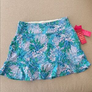 Lilly Pulitzer Luxletic UPF 50+ Ruffled Bottom Skirt